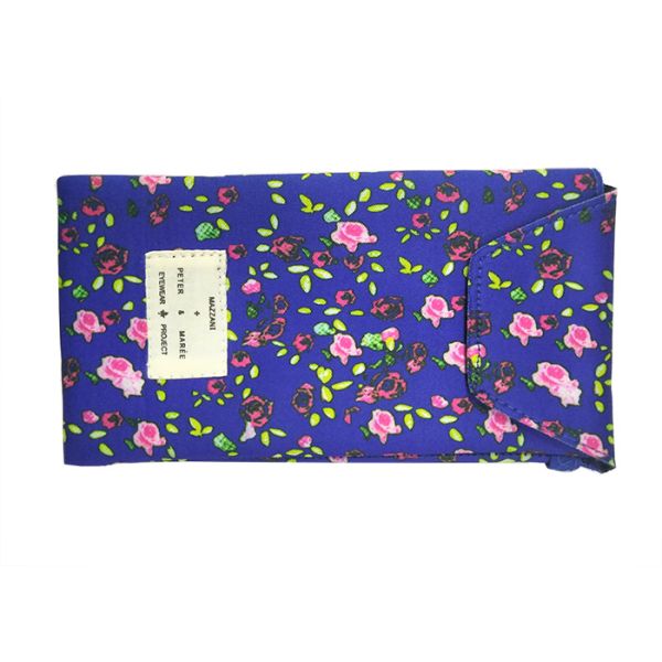Fashion Polyester Reading Glasses Pouch Case Blue / Black / Yellow