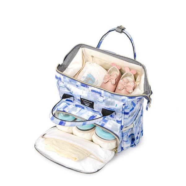 Factory Hot Sell Mommy Outdoor Travel Baby Diaper Bags Large Capacity with Kids Stroller Strap Backpack for Mom Mochila