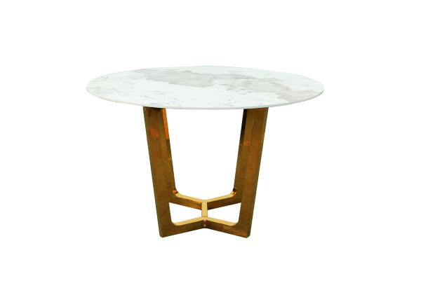 Practical Modern Round Dining Table , Multifunctional Marble Top Side Table