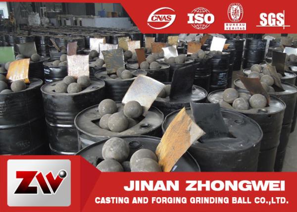 125mm Forged grinding media ball for ball mill with B3 B4 materials HRC 60-65
