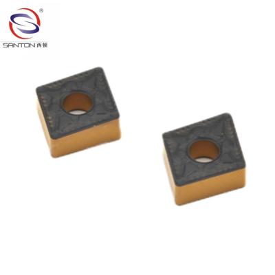 O preto do CVD e o carboneto revestido composto amarelo de CNMG introduzem P35 92,8 HRA CNMM 120408