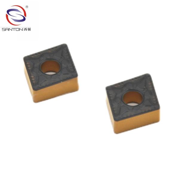 O preto do CVD e o carboneto revestido composto amarelo de CNMG introduzem P35 92,8 HRA CNMM 120408