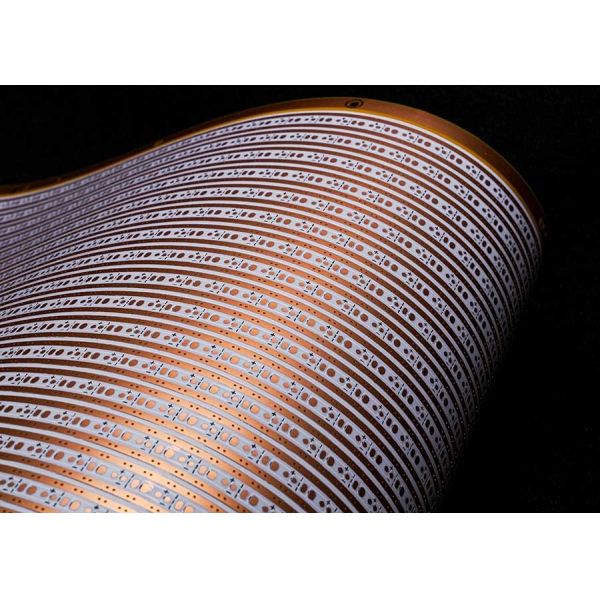 Weldless track light or No weld track light  FPCB  LED 2025-75LEDS/PCS-6.8*501.5-12Vwith wireless long  double layer circuit board