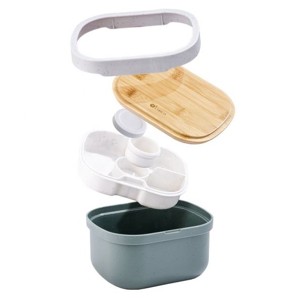 190*150*100 mm Microwavable Food Container Eco Custom Logo Color Separated Space