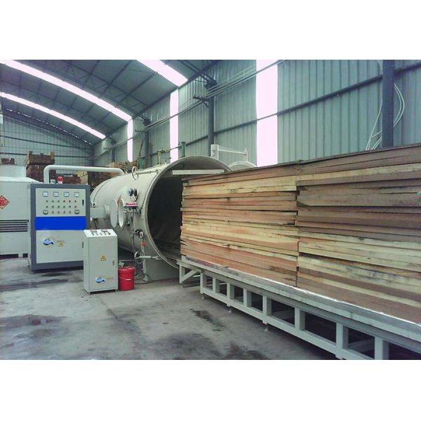 Horno de sequía de madera de alta frecuencia de madera de la secadora de la impregnación segura de la madera