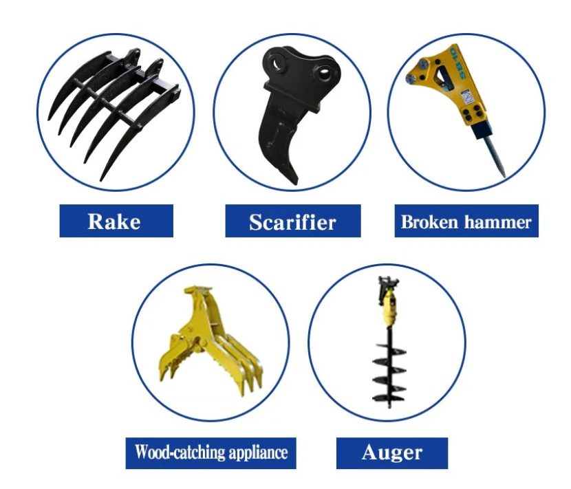 Rubber Track 12HP 0.025m3 0.8T Hydraulic Mini Excavator