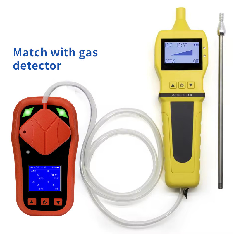 YA-CDX4 Natural Diffusion Multi Gas Monitor Газовый детектор CO2 O2 H2S CO с внешним насосом для отбора проб