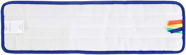 Damp Cleaning Microfiber Wet Mop Pads Refill Mop Head Plain 18 Inch Blue Wet Pad
