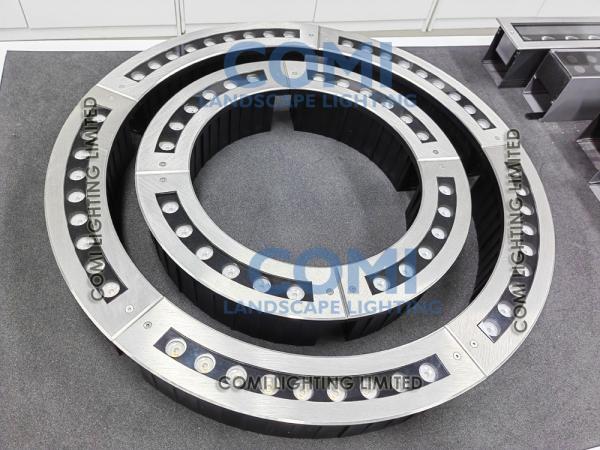 18W 27W Recessed Circular LED Inground Lights For Architectural / Landscape Lighting