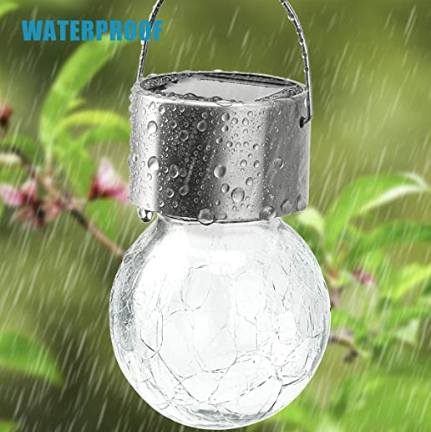 Multicolor 1.2V Outdoor Hanging Solar Ball Lights