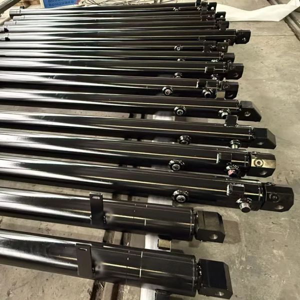 OEM Telescopic Hydraulic Cylinder High Pressure Hard Chrome Plated 1865mm Stroke
