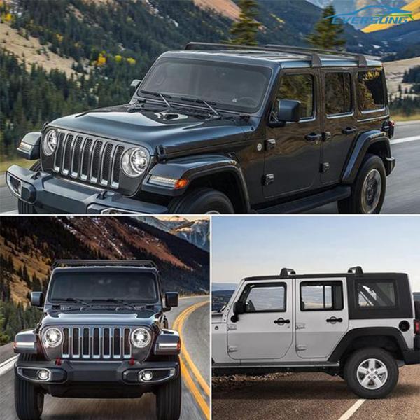 40kg Capacity Car Spares Parts Jeep Wrangler Roof Rack Cross Bars Cargo rail Rack