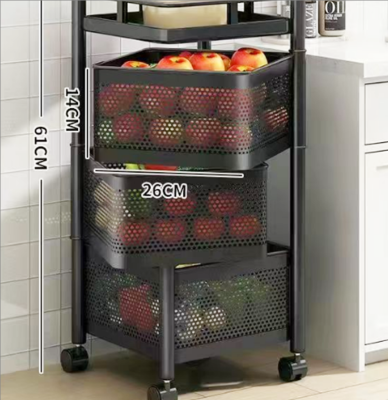 Simple Square Layered Storage Shelf | Single Separate Carton Packing & 2.9kg Load-Bearing Gross Weight
