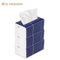 Logo personnalisé 3 plis mouchoir en papier doux boîte de tissus pour le nettoyage du visage/restaurant hôtel maison