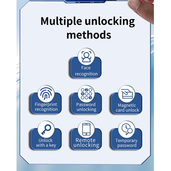 Aluminum Alloy Smart Home Door Lock CNC Technology Tuya App Video Intercom Face Recognition Palm Print Automatic Lock