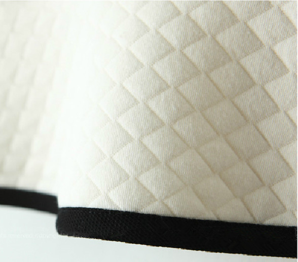 Девушки 100% хлопка одевают длиннюю втулку, одежды белых детей хлопка решетки