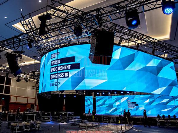 P2.5mm High-Definition Curved LED Wall Flexible High-Performance LED Video Display