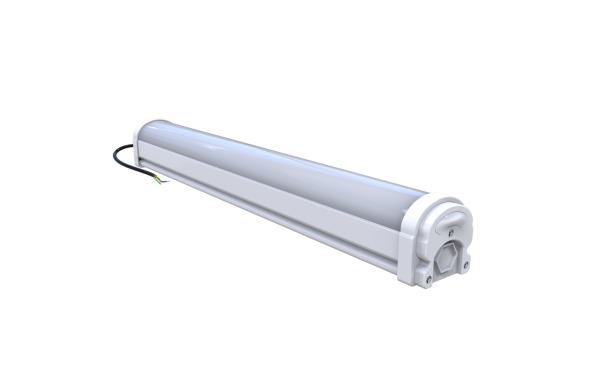 Sarrafo plástico completo magro IP65 da luz 160LmW da prova do diodo emissor de luz da série 50W 5ft de Dualrays D2 tri para o parque de estacionamento