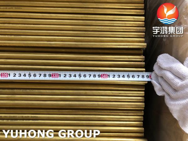 Copper Alloy Seamless Tube ASTM B111 C44300 C68700 C70600 C71500 Condensor Air Cooler Radiator Application