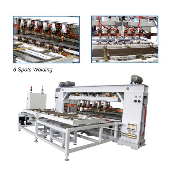 Multi Head Steel Grating Press Spot Welder Wire Mesh Welding Equipment