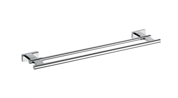 Double Towel rail 87209-Square &Brass&Chrome color & Bathroom Accessory&fittings&Sanitary Hardware