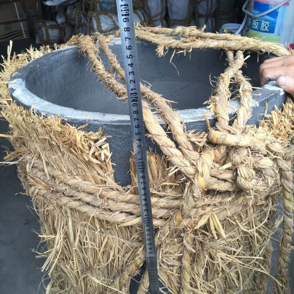 100kg Large Clay Graphite Crucible for High Temperature Casting Alchemy Silver Copper