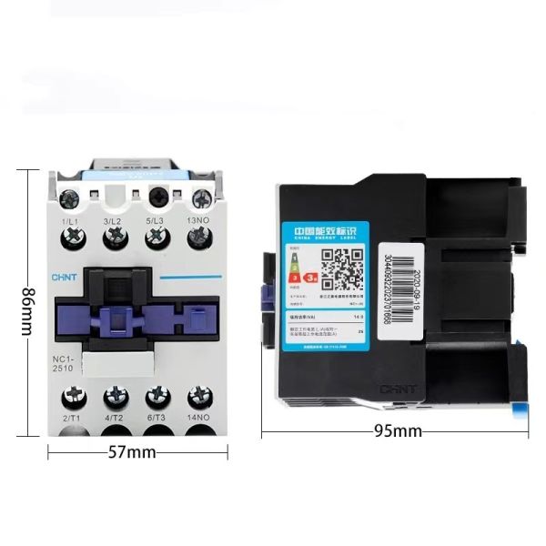 Air Conditioning Contactor AC220V 380V 480V 660V Ac Coil Contactor DIN Rail Mounting