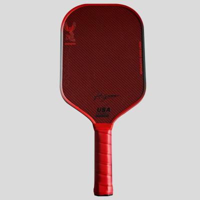HIGOOO ZHUQUE 16mm TechFlex Power TFP Technology Core Pickleball Paddle Red Kevlar Power Pickleball Paddle Free Paddle Cover