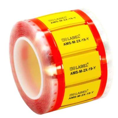 Marcadores amarelos do fio do tubo da isolação do psiquiatra do calor de 2.0mm 0,5 do calor milímetros de tubulação do psiquiatra