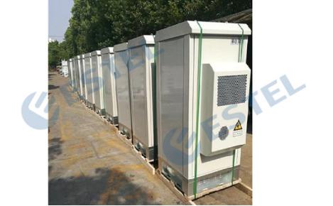 Гальванизированный стальной на открытом воздухе электрический шкаф 32U для радиотехнической аппаратуры