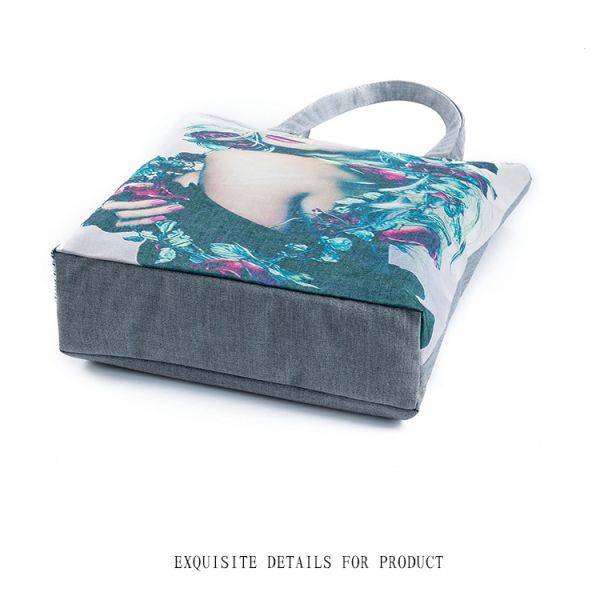 New female beauty magazine printed canvas shoulder bag woman