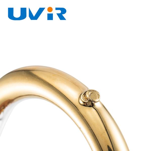 UVIR Gold Coated Ring Quartz Infrared Lamps 200-6000W