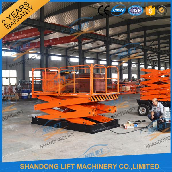 CE TUV 2T Stationary Hydraulic Scissor Lift