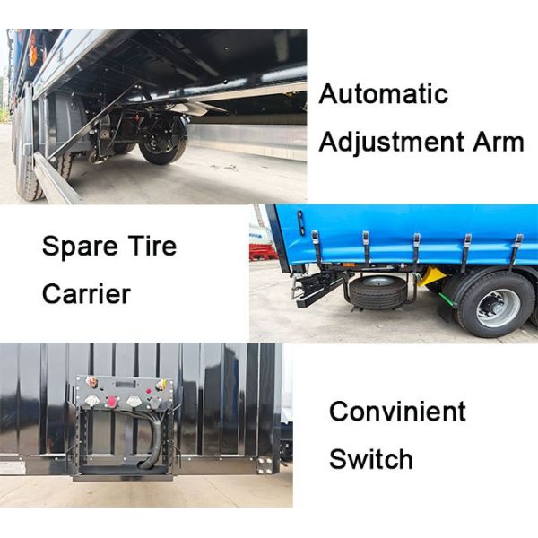 TITAN 3 Axle Pvc Tautliner Curtains Price | Side Curtain Trailer for Sale