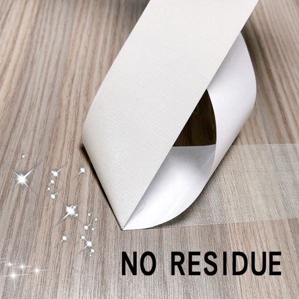 Customized White Indoor Carpet Edge Binding Tape Double Sided Rubber Hot Melt Adhesive for Rugs Sealing