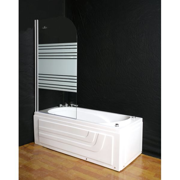 Glass Screen Shower Door Enclosures 140*120 / 180*80cm Size For Bath Tub