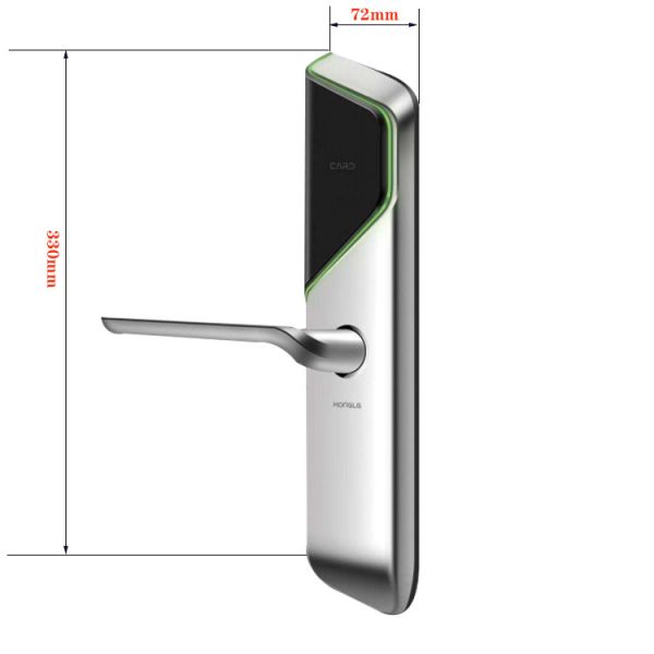 Золотой смарт RFID гостиничный замок Алюминиевый сплав 2 года гарантии