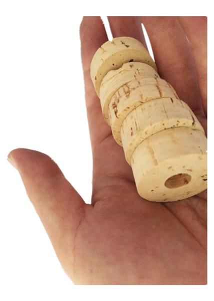 1 1/4 X1/2” Cork Rod Handles Waterproof Fishing Rod Cork Rings Antiwear