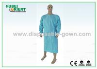 Trajes de limpeza descartáveis padrão SMS Cor azul 50 gm-70 gm Para uso hospitalar