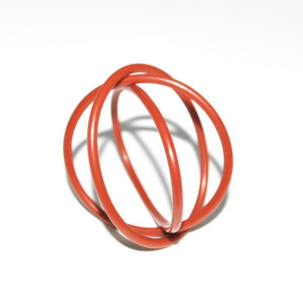 Anel-O de borracha da elevada precisão, selo Ring High Temp Large Size do silicone da podridão para a selagem