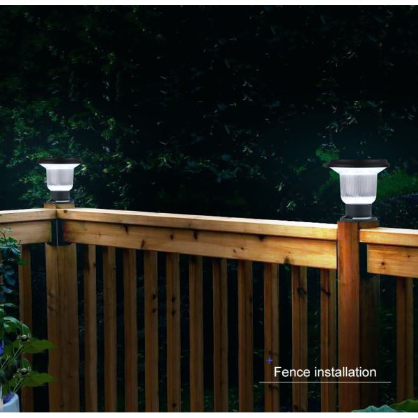 Погодостойкий солнечный сумрак лампы штендера, который нужно рассветать свет столба для патио задворк гаража