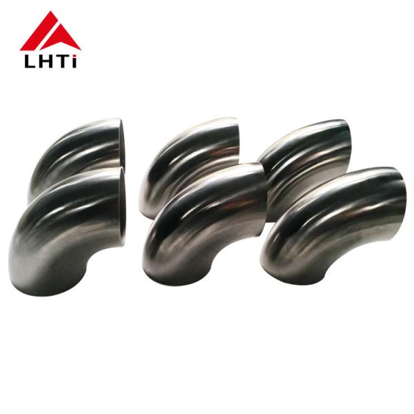 Gr1 Gr2 Titanium Pipe Bend 90 Degree Exhaust Tube Elbow Long Radius