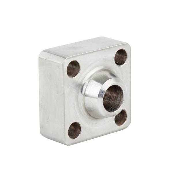 Weld Neck RF Stainless Steel Square Flange AISI B16.9 For Power Plant Pipeline