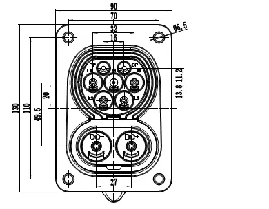 GBT Ev Charging Socket