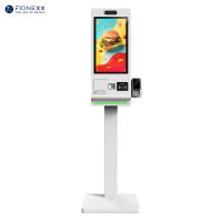 23.6inch Self Service Kiosks with QR Scanner and Thermal Printer for Fast Food and Retail