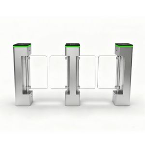 Stainless Steel Swing Barrier Turnstile Gate With Face Recognition