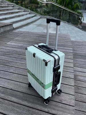 TSA Lock Practical ABS Hard Trolley , Polyester Lining PC Luggage Bag