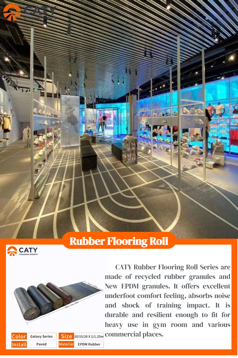 Factory Pre-Cured Seamless Rolled with Rapid Installation and Professional-Grade Performance for Shopping Mall and Gym Flooring