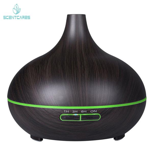 Humidificador ultrassônico de madeira 0.65A do aroma do ar da grão 300ml 50ml/H