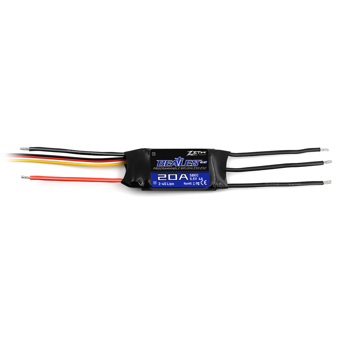 ZTW 20A ESC 2S-4S SBEC ESC Beatles For UAV VTOL And Fixed Wing Aircraft